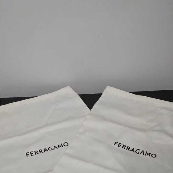 Salvatore Ferragamo White Dust Bags (Pair) - Picture 9 of 10